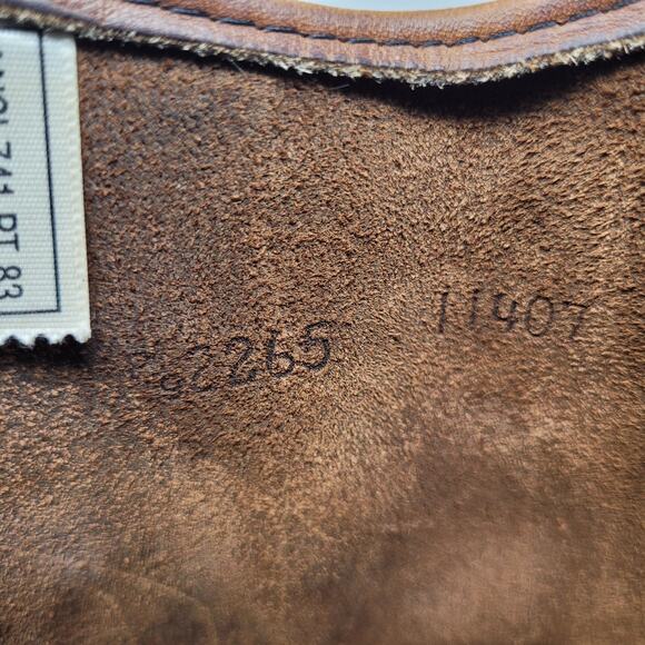 VTG Red Wing Boots 8B Pecos Western Brown Leather Safety Toe Work Nailseat 2265 - Picture 13 of 15